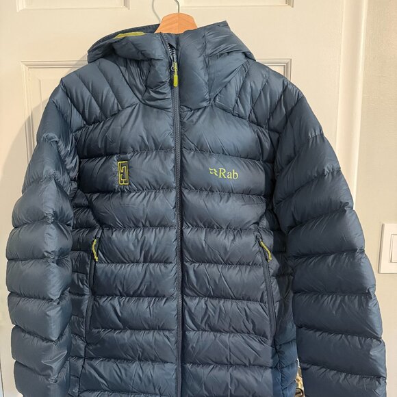 Rab electron pro jacket in men's size large EUC blue - Picture 1 of 6